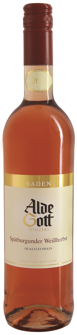 Alde Gott Spätburgunder Rose trocken  3 x 0,75l