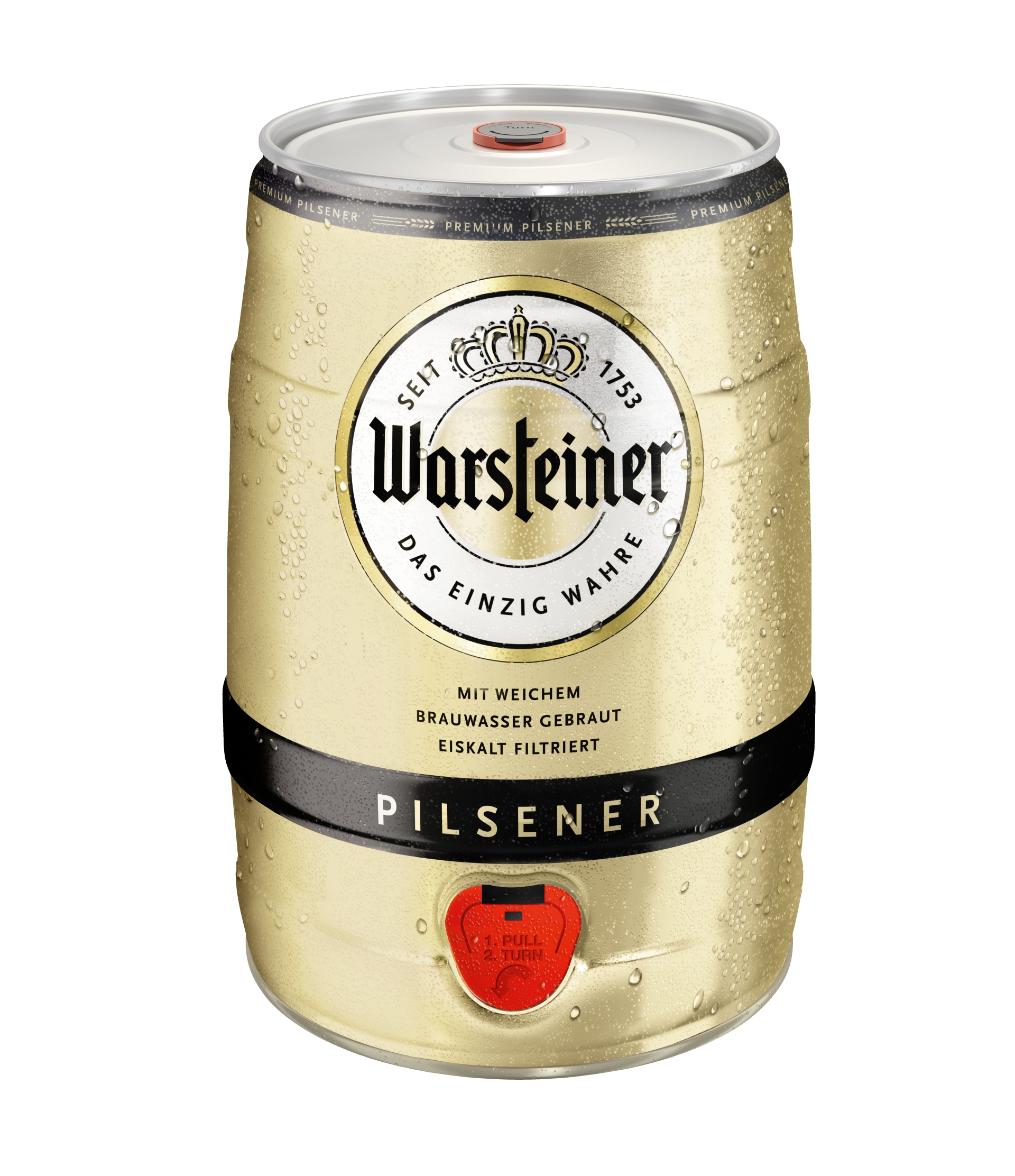 Warsteiner Pilsner 5,0 L Partyfass