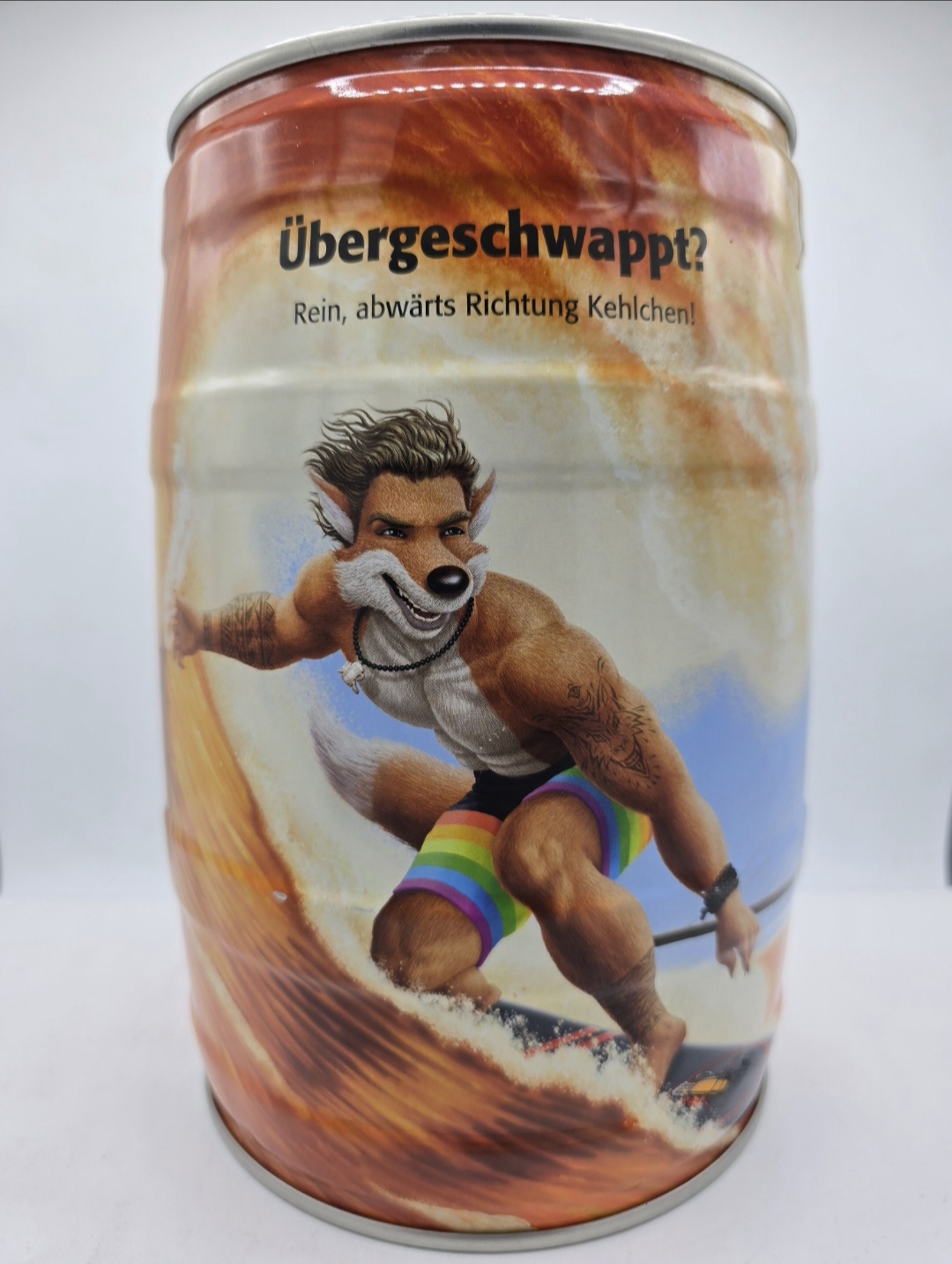 Füchschen Altbier "Übergeschwappt?"  5,0 l Partyfass