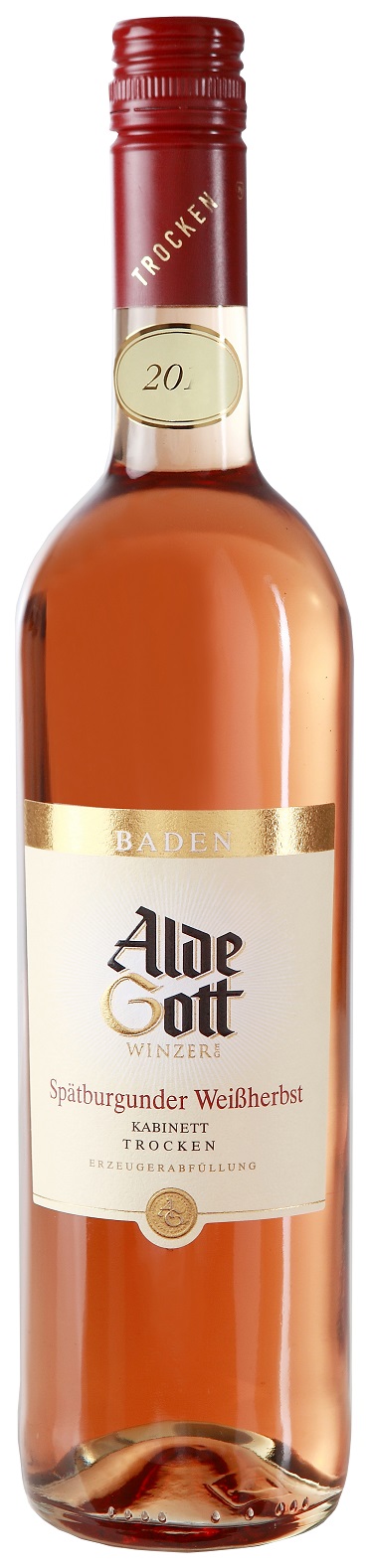 Alde Gott Spätburgunder Weißherbst Auslese lieblich 6 x 0,75l