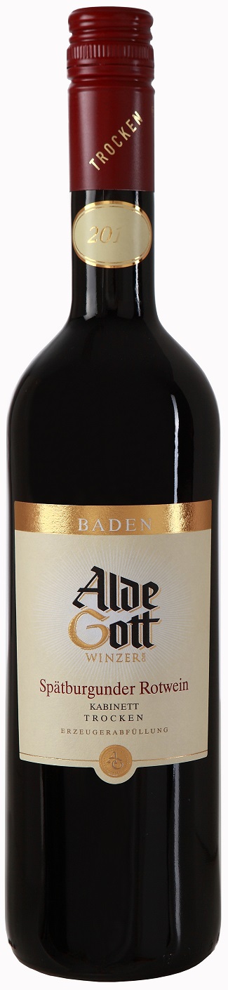 Alde Gott Spätburgunder Rotwein Kabinett trocken 6 x 0,75l