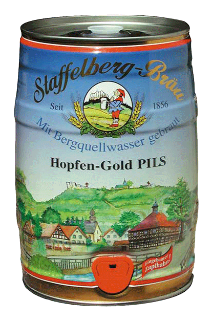 Staffelberg-Bräu Hell 5,0 l Partyfass