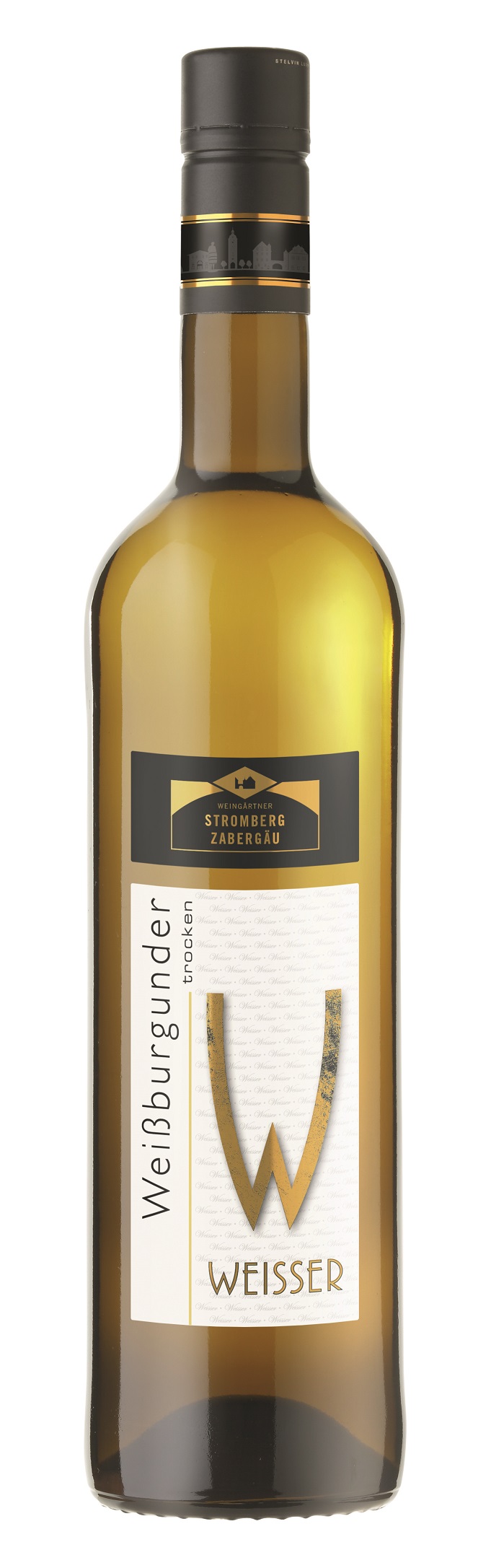 Stromberg Zabergäu WEiSSER Weißburgunder QbA trocken 3 X 0,75l