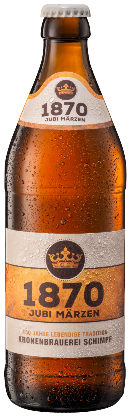 Kronenbrauerei Schimpf 1870 Jubi Märzen 16 x 0,5 l