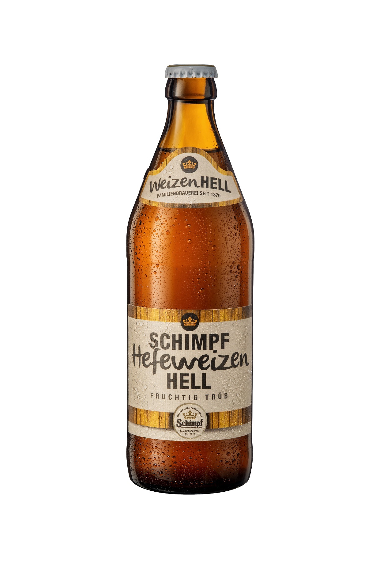 Kronenbrauerei Schimpf Hefe-Weizen hell 16 x 0,5 l