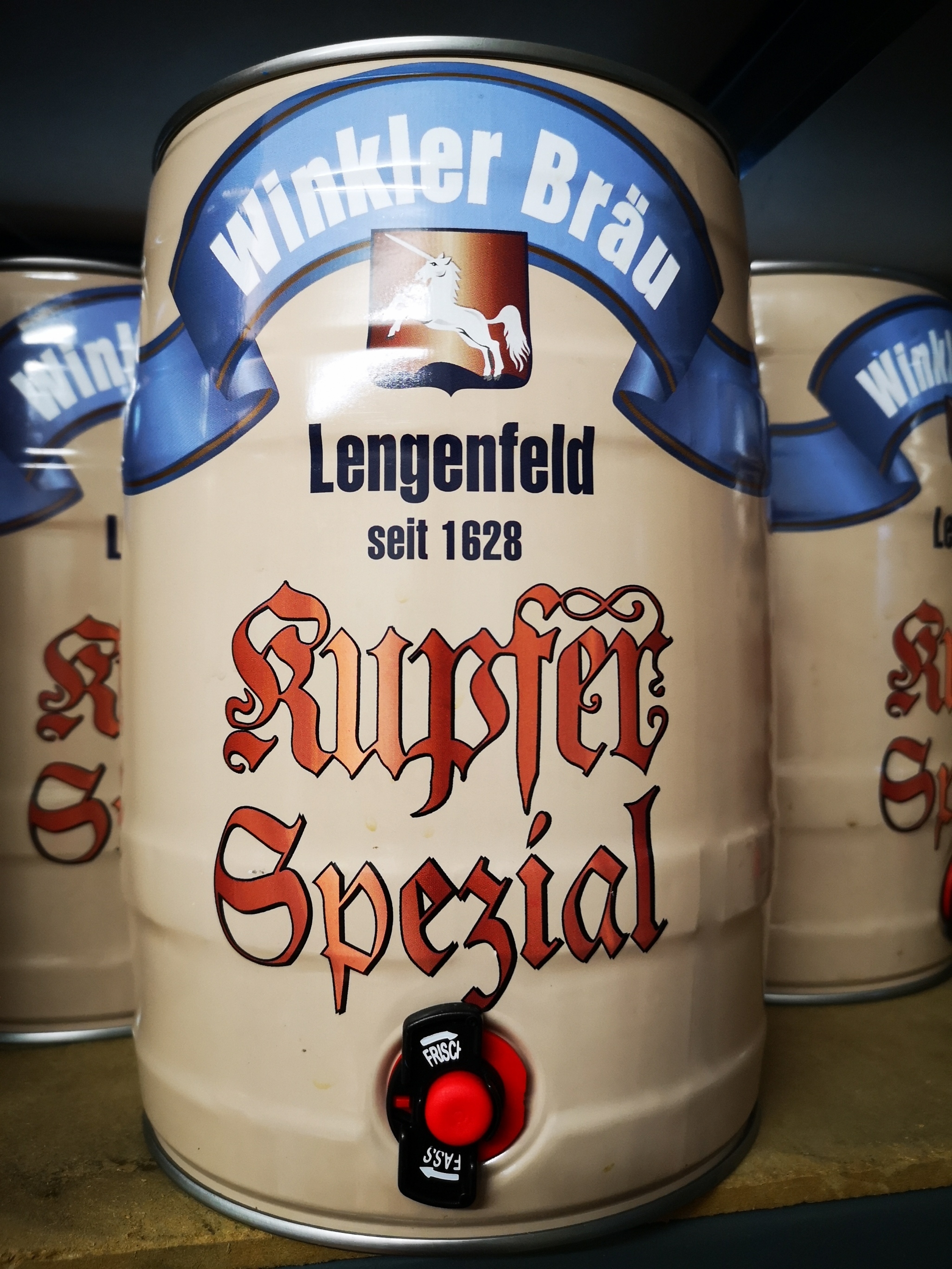 Winkler Bräu Kupfer Spezial 5,0 l Partyfass