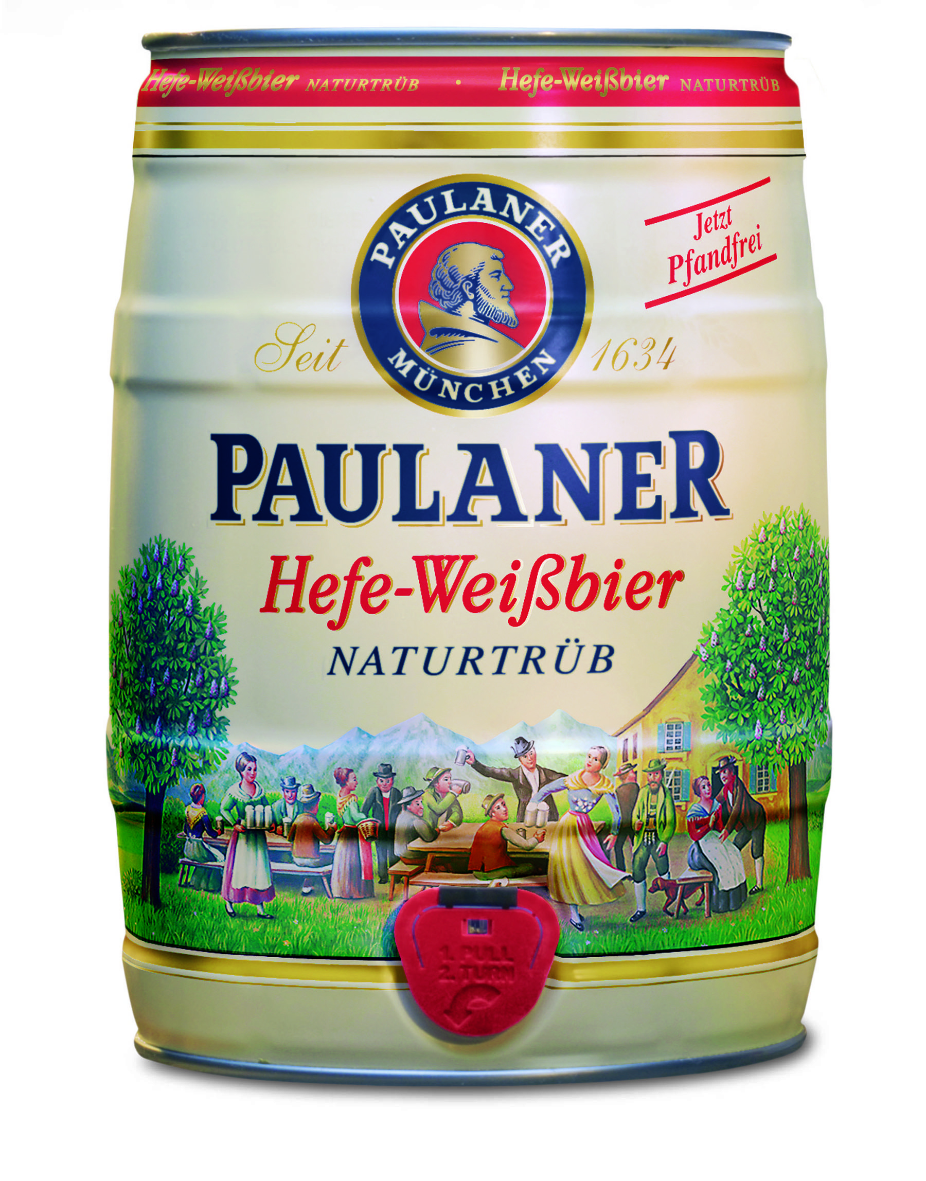 Paulaner Hefeweizen 5,0 L Partyfass