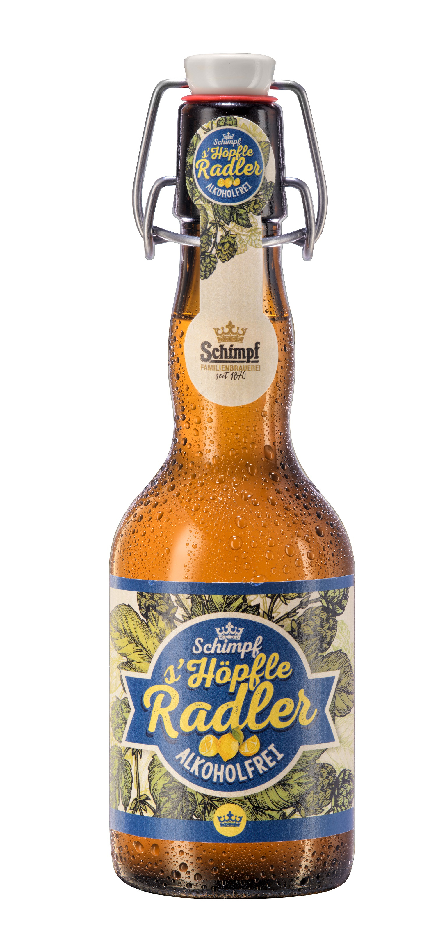 Kronenbrauerei Schimpf Höpfle Radler Alkoholfrei 16 x 0,33 l