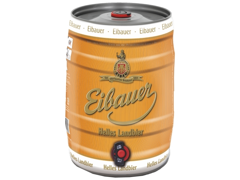 2 x Eibauer Helles Landbier 5l Partyfass