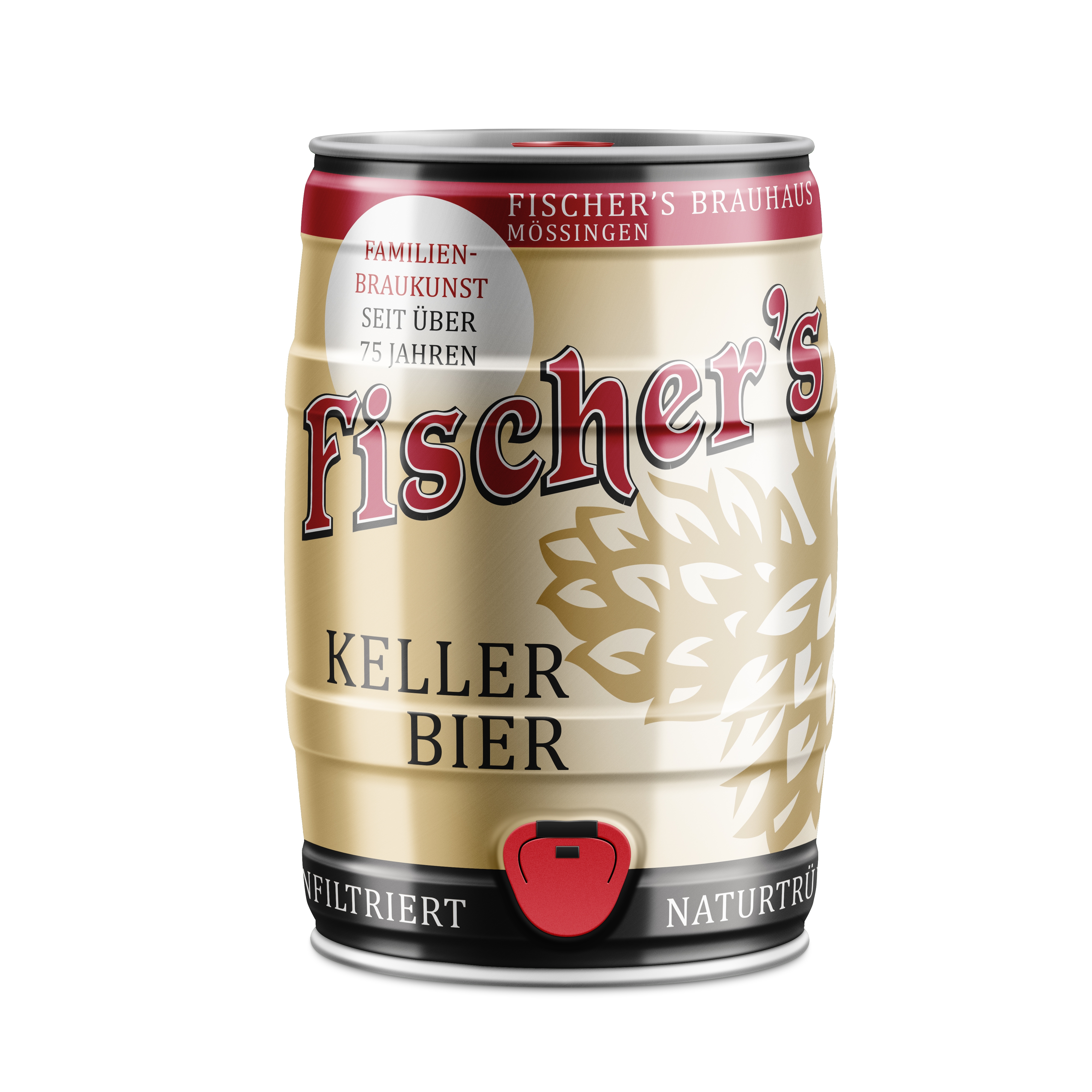 Fischer´s Kellerbier 2 x 5l Partyfass