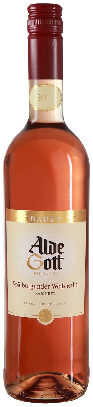 Alde Gott Spätburgunder Weißherbst Kabinett lieblich 6 x 0,75l