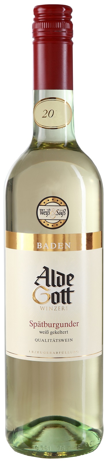 Alde Gott Spätburgunder weiß gekeltert "weiß & süß" 6 x 0,75l