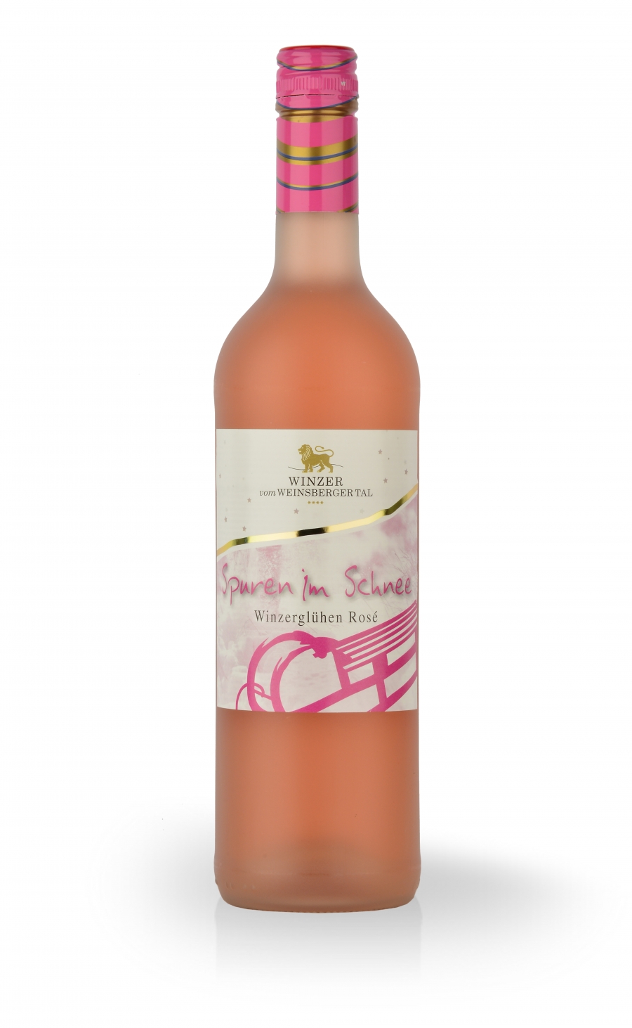 Winzer vom Weinsberger Tal Spuren im Schnee Winzerglühwein Rose