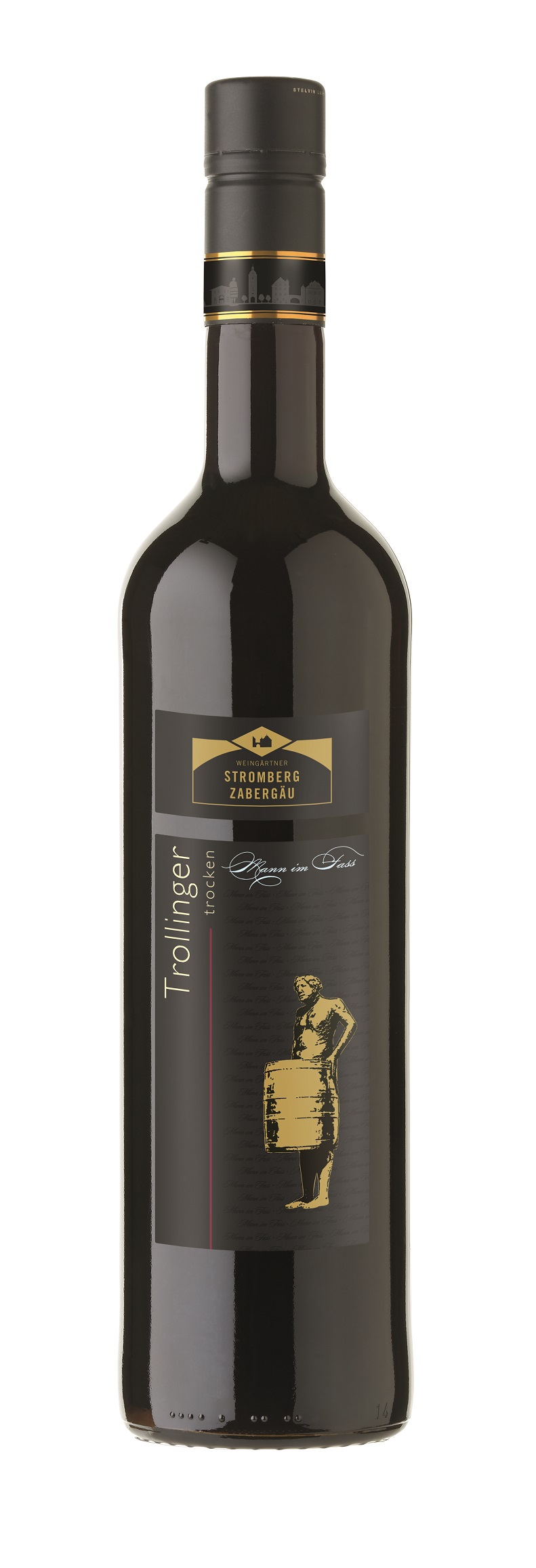 Stromberg Zabergäu Edition ''Mann im Fass''  Trollinger QbA trocken 3 X 0,75L