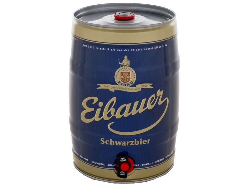 2 x Eibauer Schwarzbier 5l Partyfass