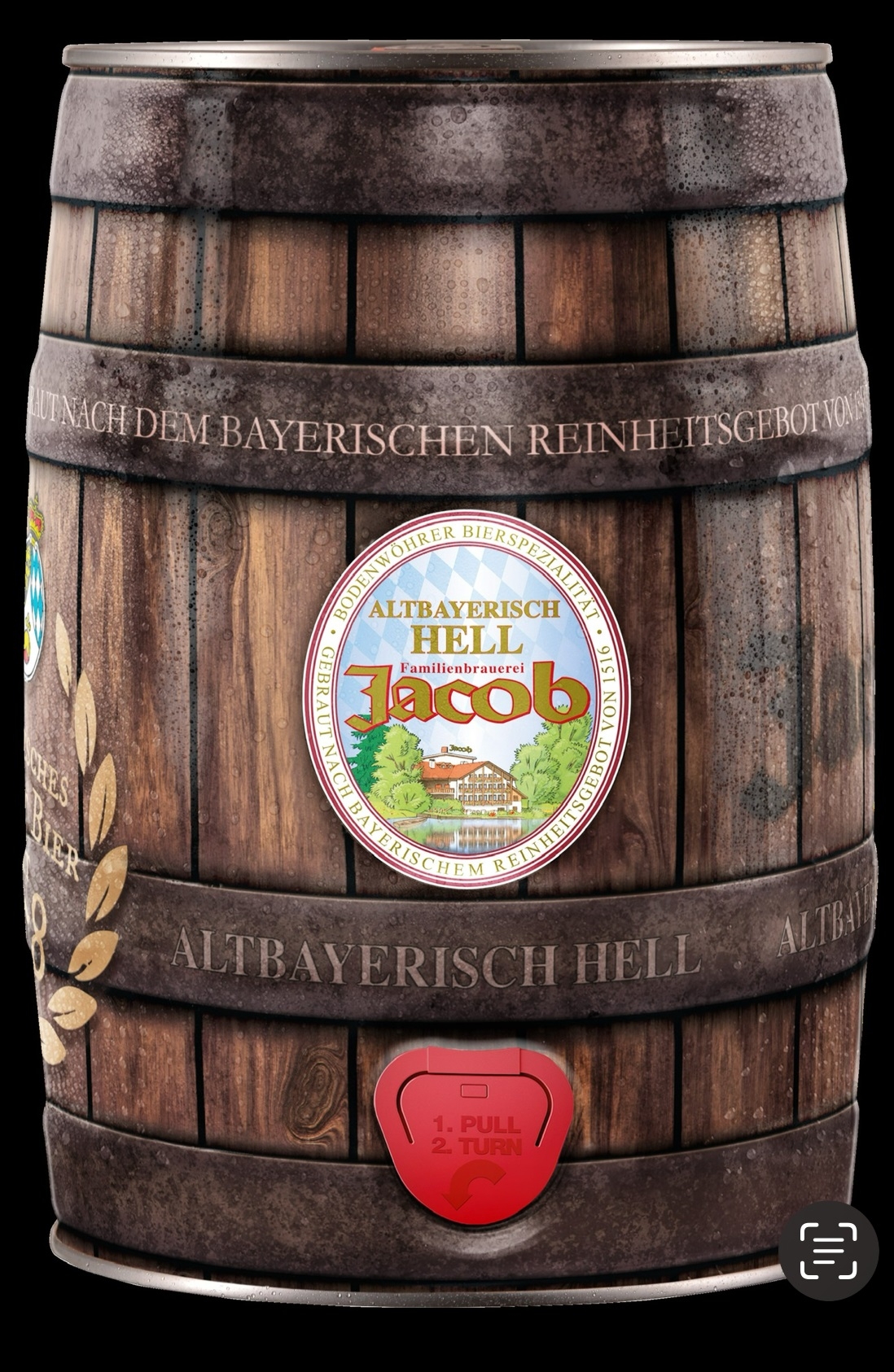 Jacob Altbayerisch Hell 5,0 L Partyfass