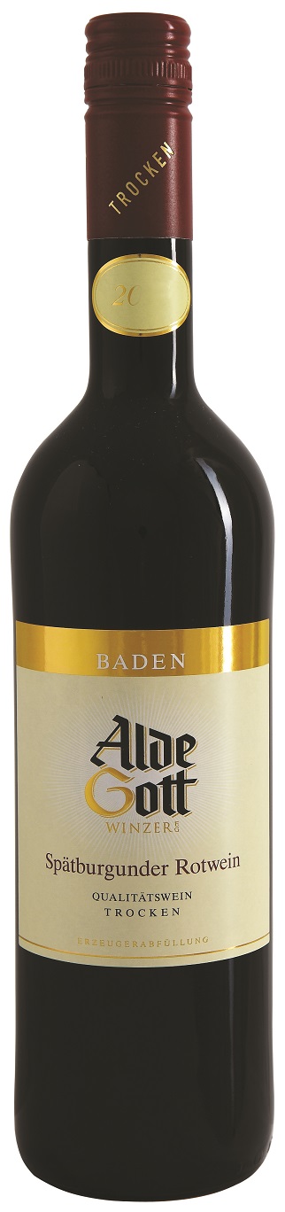 Alde Gott Spätburgunder Rotwein trocken 3 x 0,75l