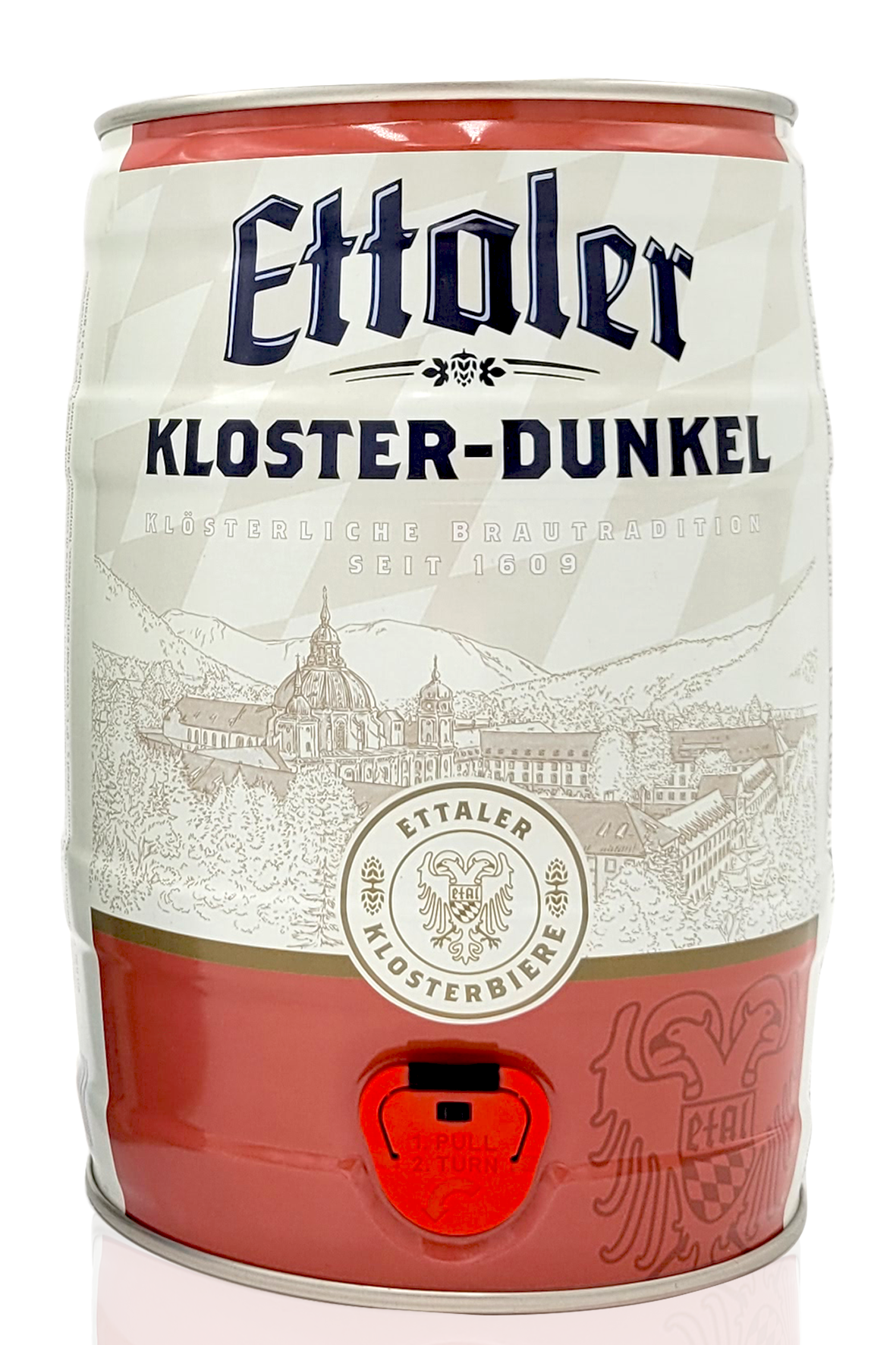 Ettaler Kloster Dunkel 2 X 5 l Partyfässer