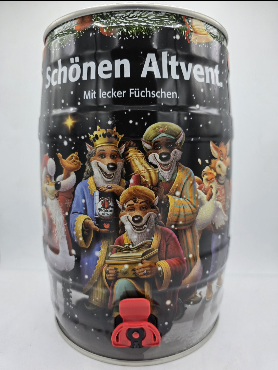 Füchschen Altbier "Altvent"  5,0 l Partyfass