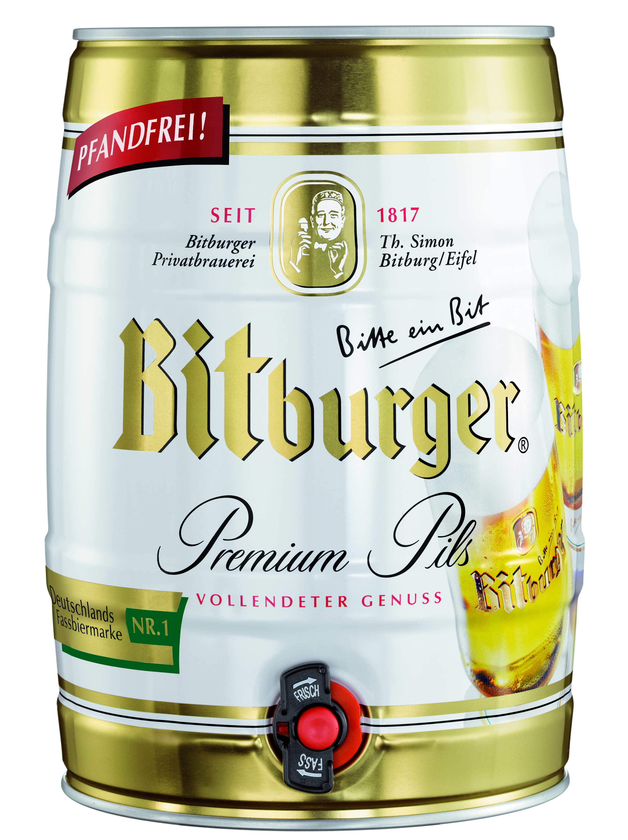 Bitburger Pils 5,0 L Partyfass